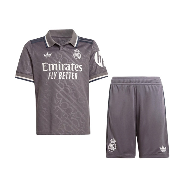 Camiseta Real Madrid Tercera Equipación Niño 2024/2025 Gris